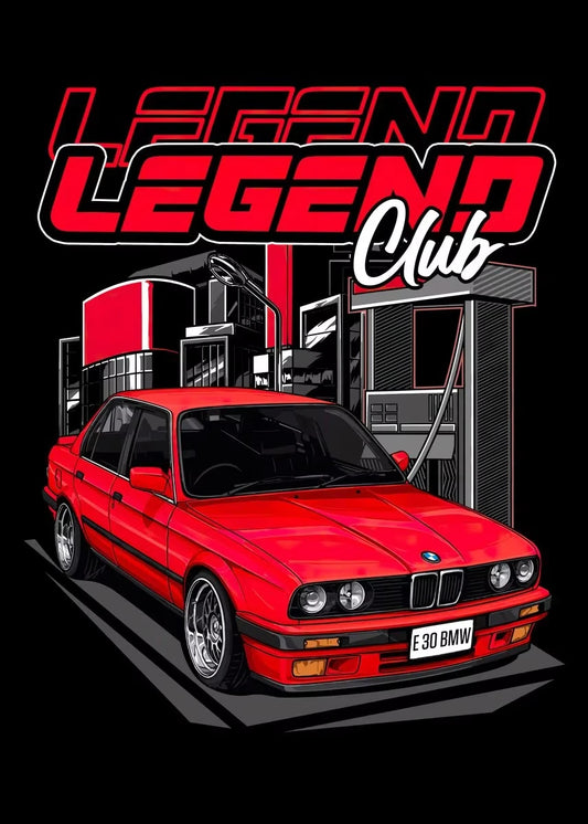 BMW E30 Poster