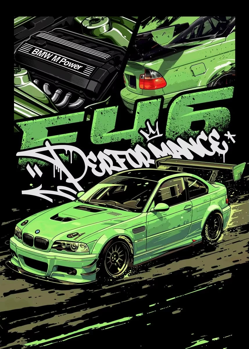 BMW E46 Poster