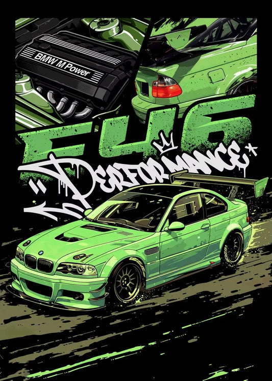 BMW E46 Poster