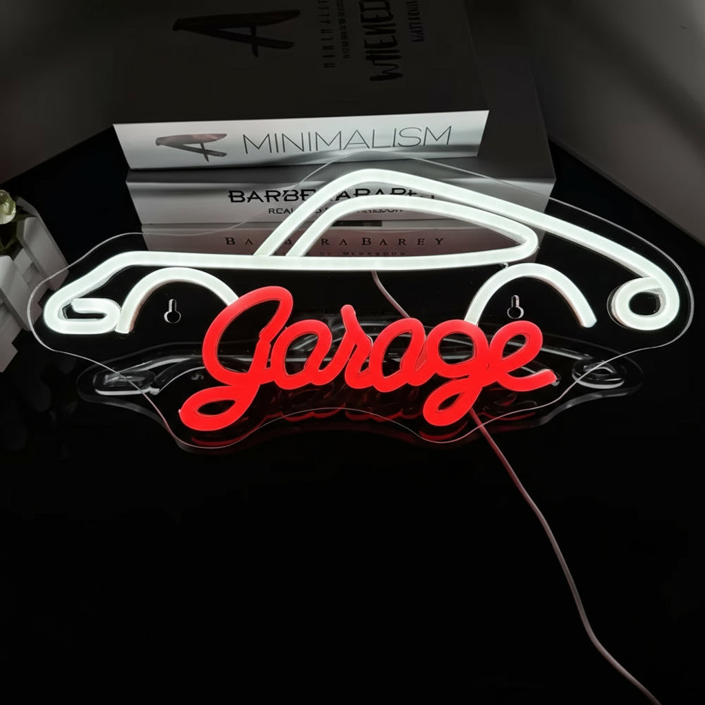 911 Garage Neon Sign